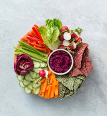 Fermented beetroot dip