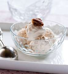 Sweet Corn, Pecan and Vanilla Ice-Cream