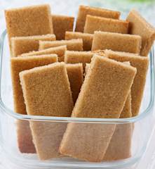 Galletas de plátano para dentición