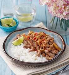 Vietnamese Lemongrass Pork Strips