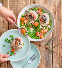 Paupiettes de veau aux petits légumes