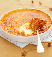 Crème brûlée au champagne