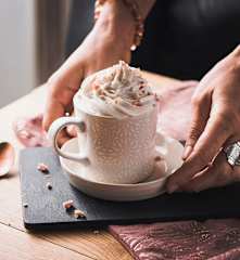 Gaspacho petit pois-menthe façon cappuccino