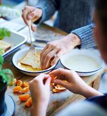 Brioche perdue, clémentines au miel