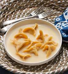 Raviolis de pollo y eneldo (Kreplach) - Israel