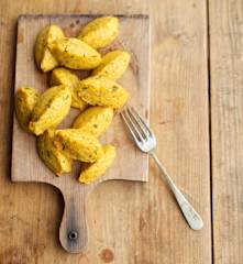 Pastéis de pescada e batata-doce