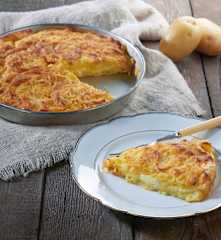 Torta di patate e mais