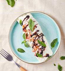 Omelete Caprese de claras