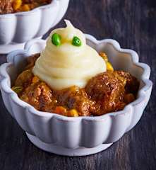 Carne guisada con fantasmas de patata