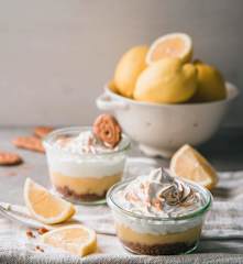 Tarte au citron destructurée