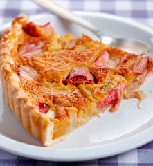 Tarte à la rhubarbe