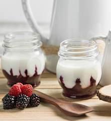 Yogur de frutos rojos