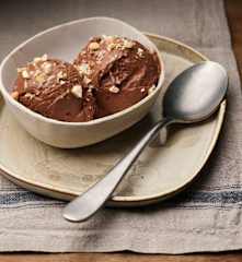 Chocolate, Banana and Almond Ice Cream (No Added Sugar)