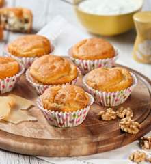 Muffin al Parmigiano Reggiano e noci