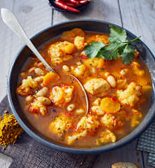 Blumenkohl-Bohnen-Gemüse