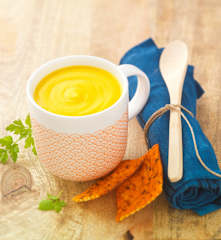 Velouté de carotte au lait de coco