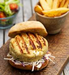 Butterbean and Feta Burgers