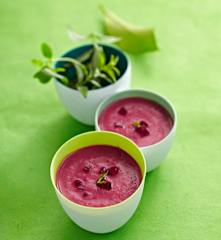 Soupe froide pomme-betterave