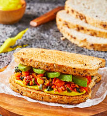 Sandwich de verduras