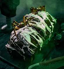 Spinnennetz-Schokokuchen