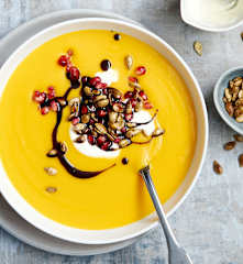 Kürbis-Orangen-Suppe