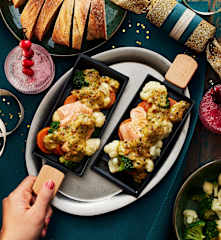 Lachs-Raclette-Pfännchen