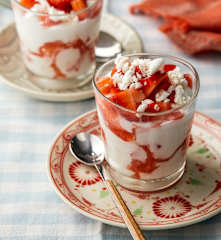 Coconut and Strawberry Eton Mess
