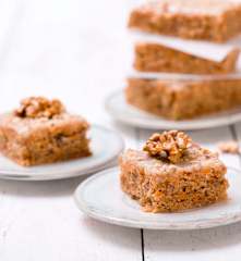 Kwadraty dyniowe z orzechami