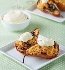 Pera y jamaica al horno