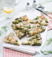 Frittata z bobem i młodymi ziemniakami