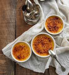 Coconut-Lime Crème Brûlée