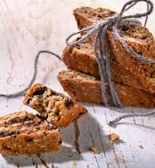 Cantucci integrali cioccolato e nocciole