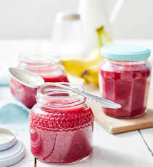 Kirsch-Bananen-Konfitüre