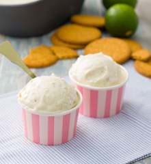 Helado de Key lime pie