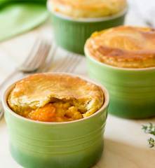 Lentil and Pumpkin Pot Pies