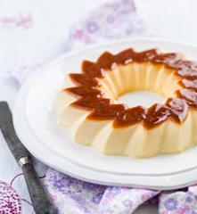 Pudim gelado de leite condensado