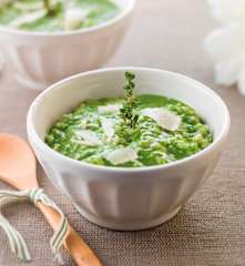 Risoto com ervas aromáticas