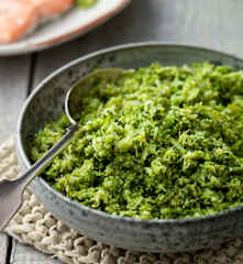 Brokuł z mleczkiem kokosowym