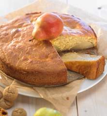 Rührkuchen mit Obst