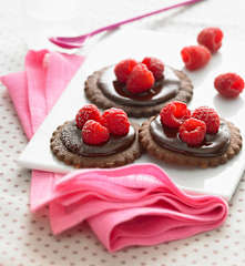 Minitartes fines au chocolat