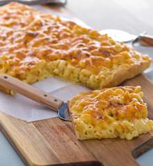 Pizza Mac 'n' Cheese (pizza de macarrones)