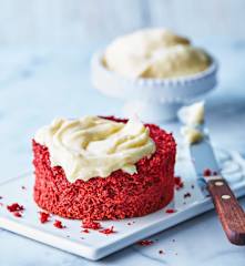 Cobertura de chocolate blanco y queso