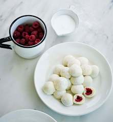 Brigadeiros de framboesa