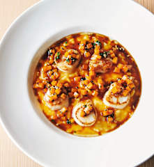 Risotto au potimarron et aux saint-jacques