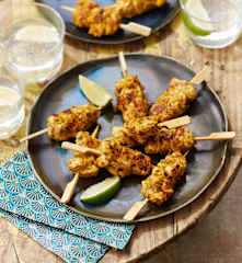 Brochettes de poulet aux épices