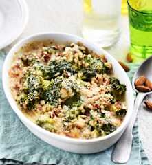 Gratin de brocoli au parmesan