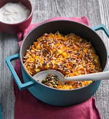 Shepherd's Pie mit Möhrenhaube