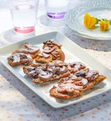 Escalopines al marsala con champiñones