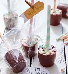Chocolat chaud sur bâtonnet