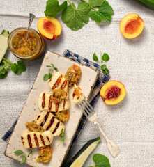 Zucchini-Nektarinen-Relish